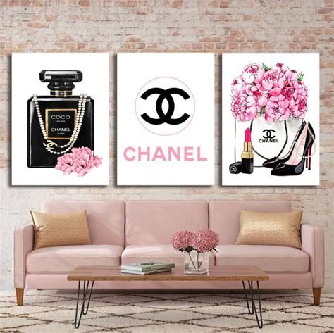 chanel canvas amazon|Chanel pictures for bedroom.